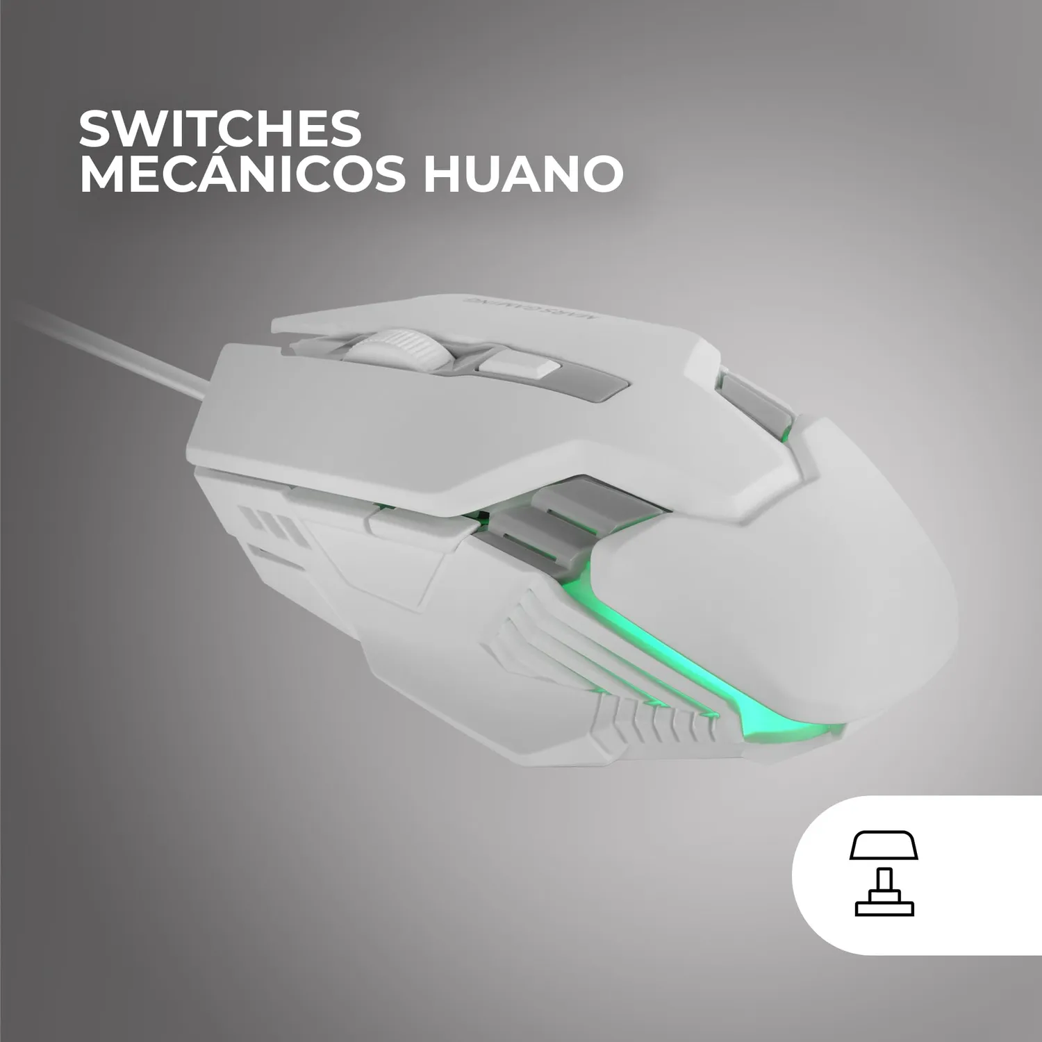 Mars Gaming MM024 mouse gaming bianco 4000 DPI RGB