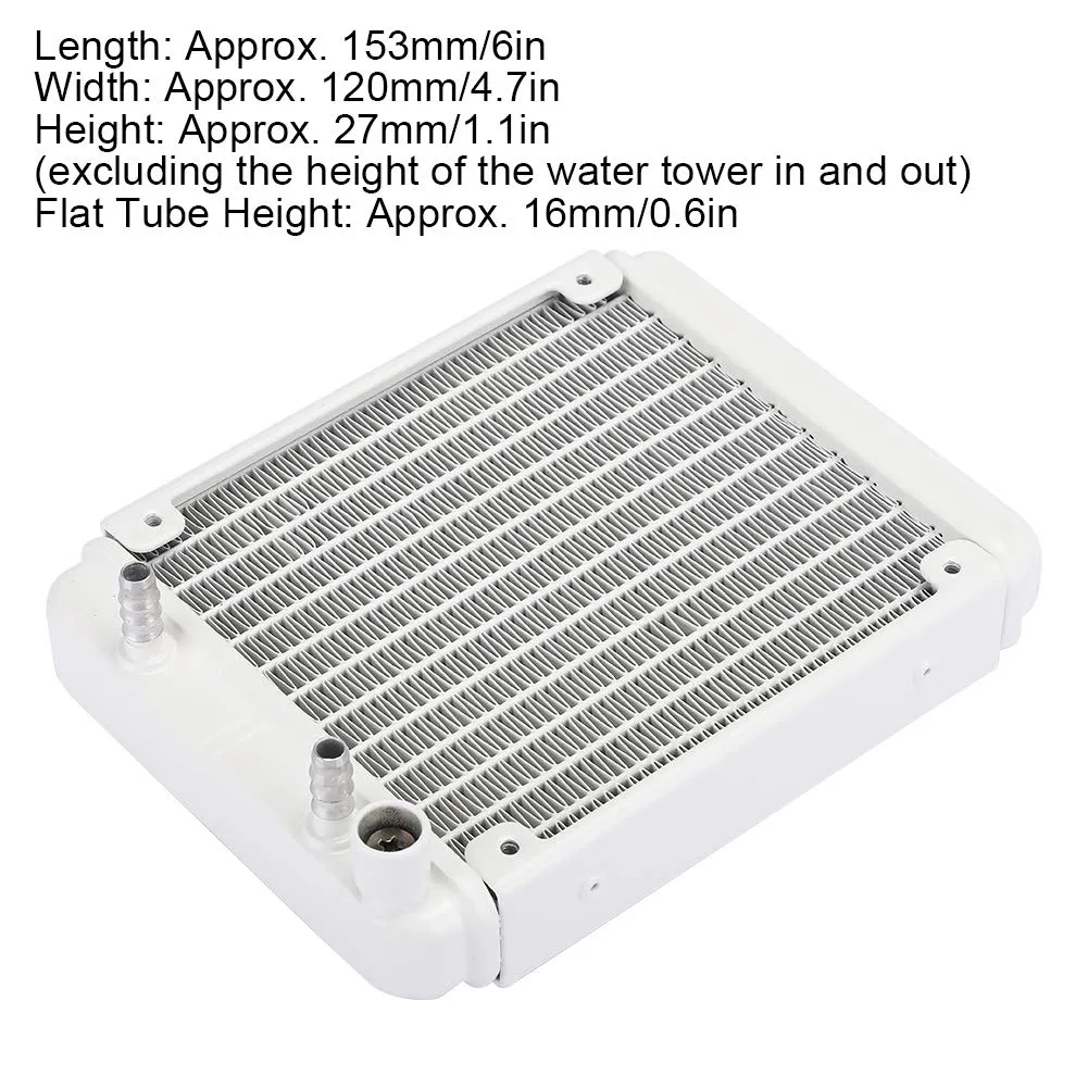 Zunate radiatore raffreddamento a liquido PC G1/4 alluminio