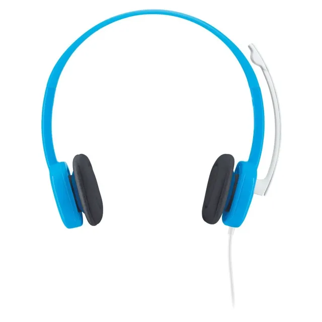 Logitech H150 cuffie cablate blu con microfono