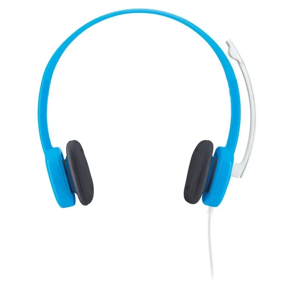 Logitech H150 cuffie cablate blu con microfono