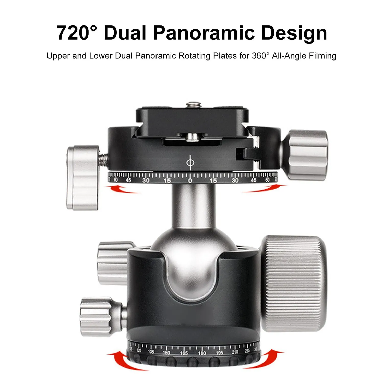 Zunate D-35S testa sferica treppiede 360° 8 kg