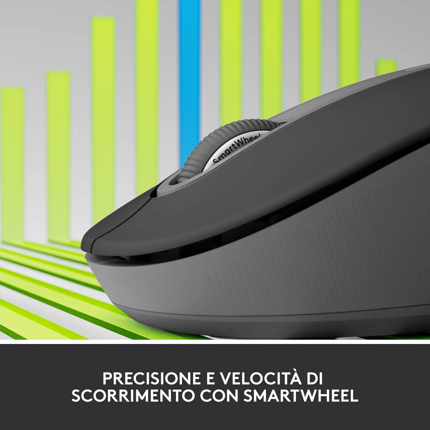 Logitech Signature M650 mouse business grigio bianco