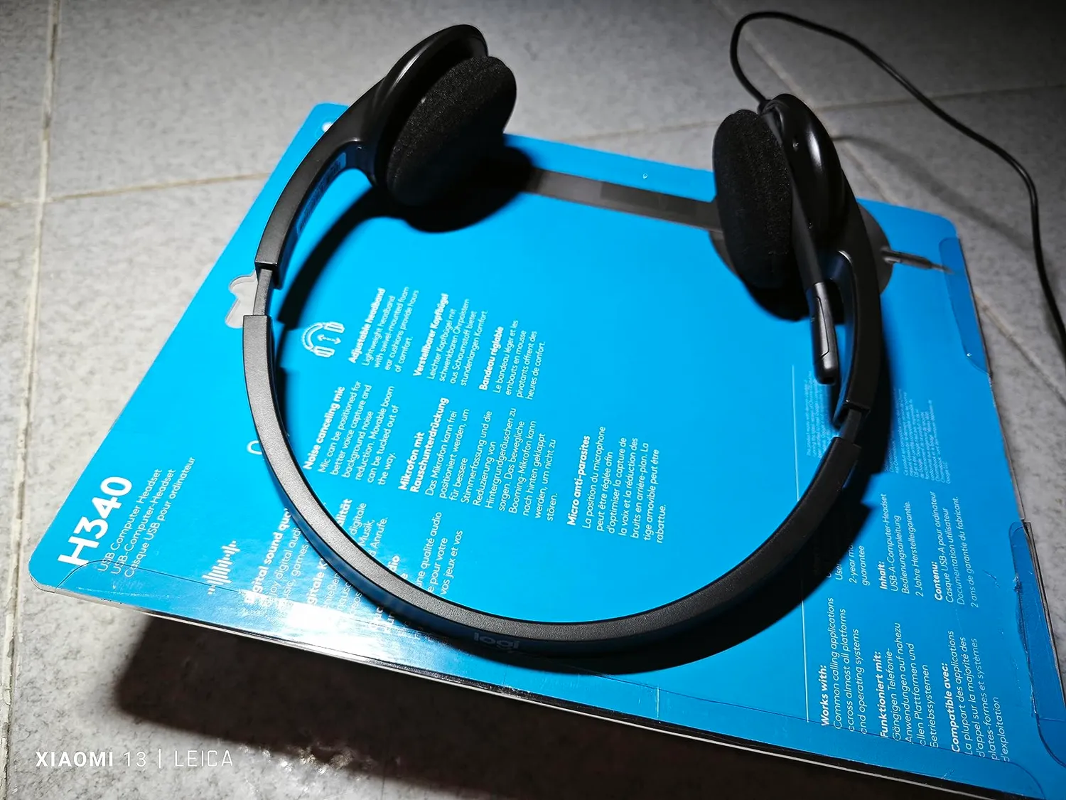 Logitech H340 Cuffie Cablate USB One Size con microfono
