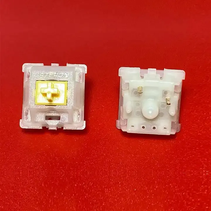 Gateron Milky Yellow Pro switch lineare 5 pin
