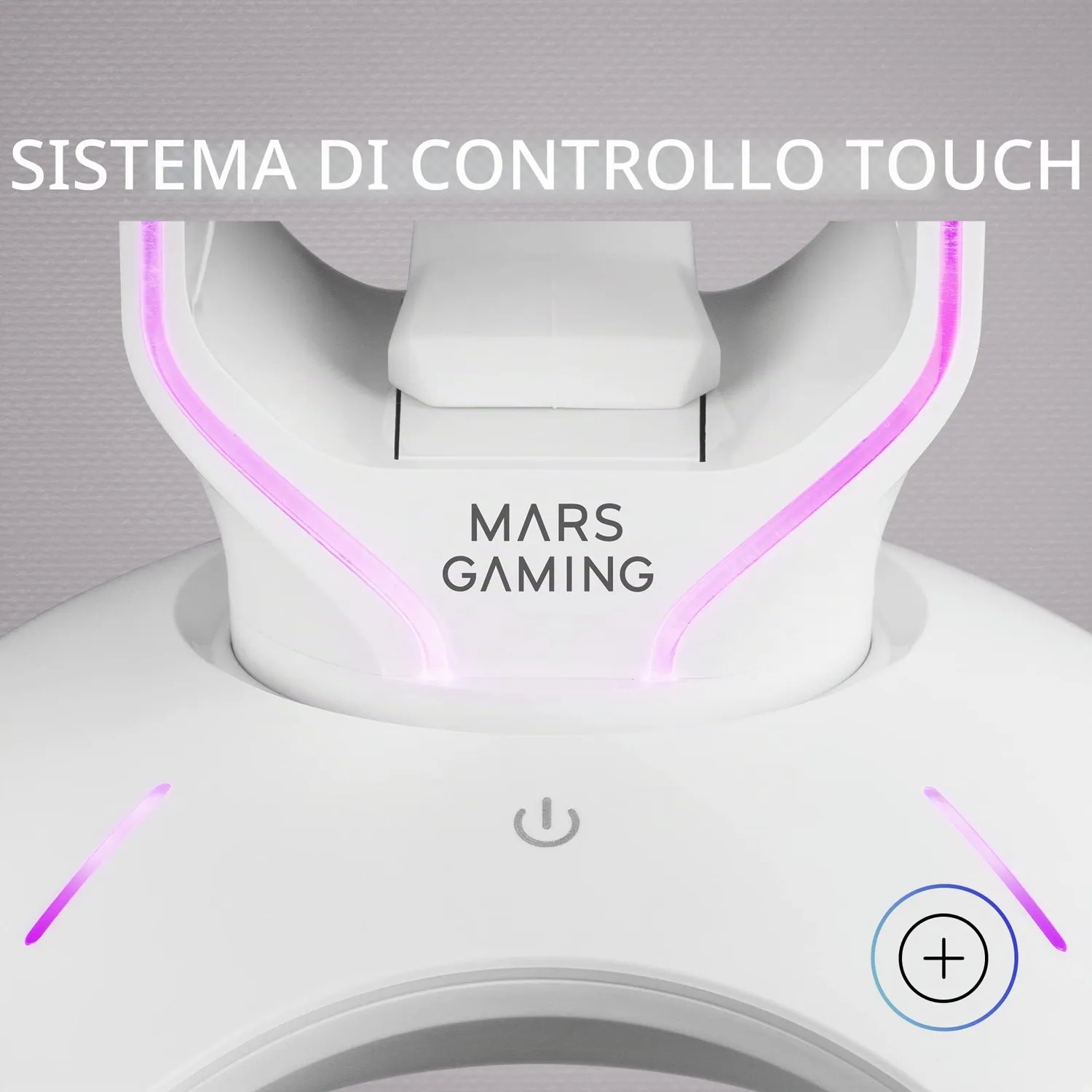 Mars Gaming MHHPRO supporto cuffie gaming bianco RGB