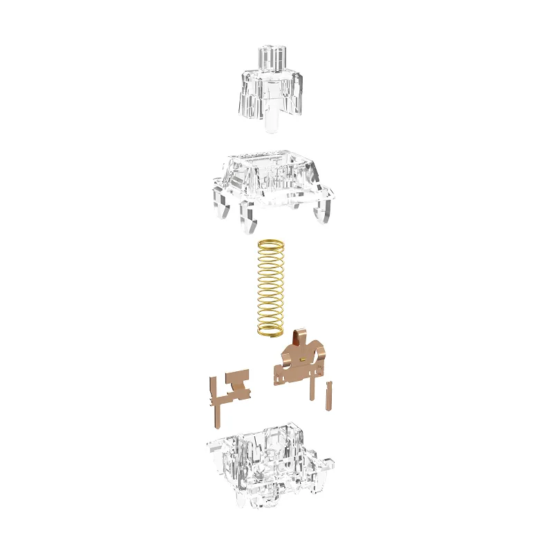 Gateron North Pole Switch Lineare Trasparente 5-Pin Singolo