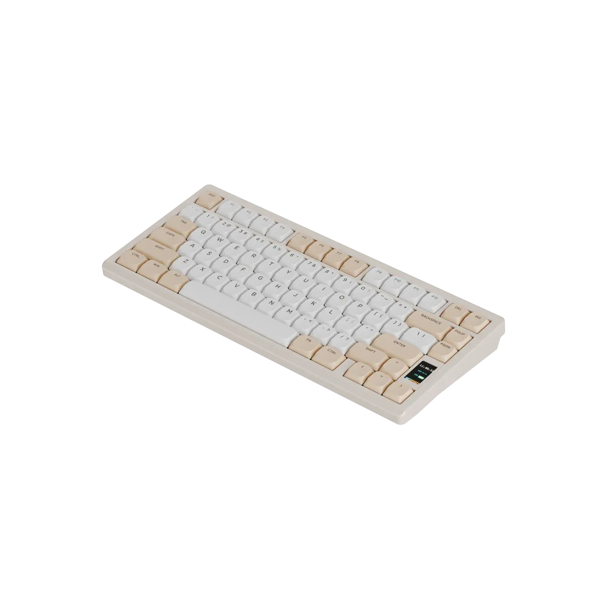 CoffeeKeys ND75 LP Silver Tastiera Low-Profile Alluminio