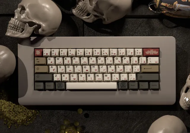CoffeeKeys MW Nile keycaps PBT profilo Cherry