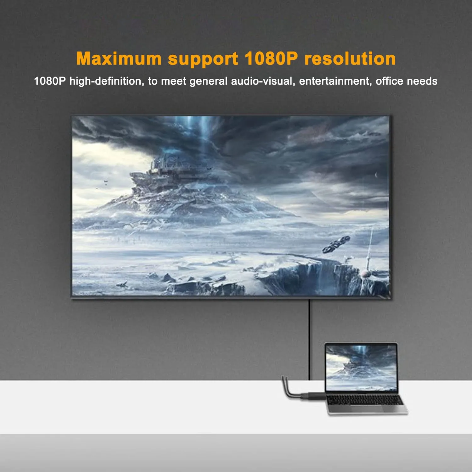 Zunate Switch Splitter HDMI 1x2 4K Hub 1080p Alluminio