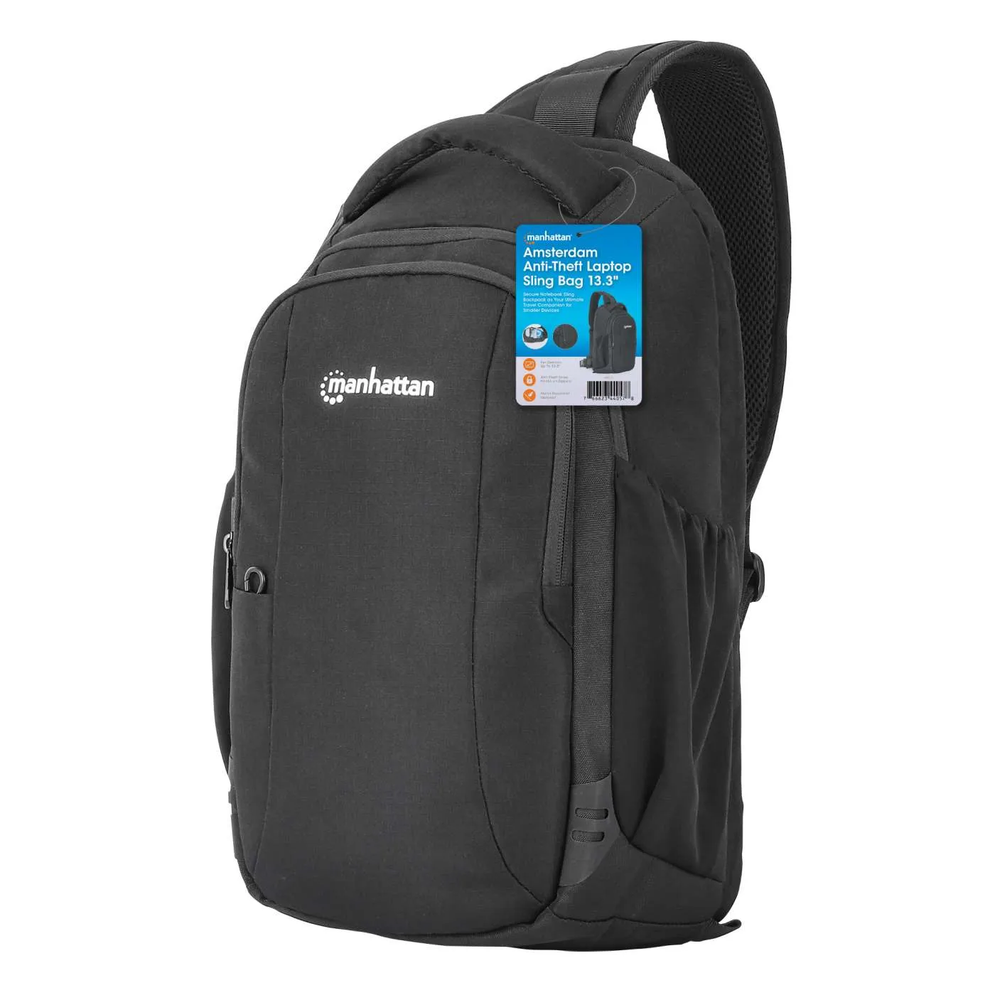 Manhattan Amsterdam tracolla laptop 13.3" nera 14L