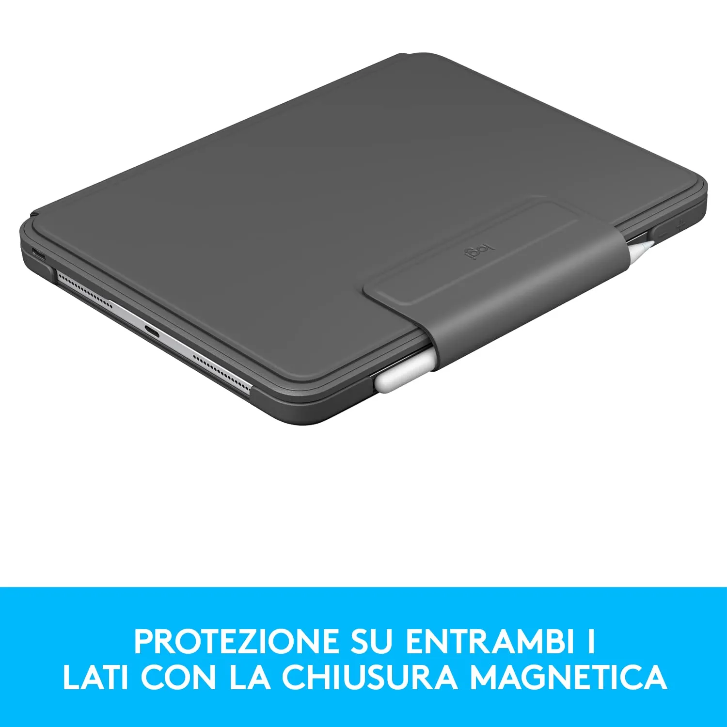 Logitech Slim Folio Pro Custodia Tastiera iPad 11 Retroilluminata