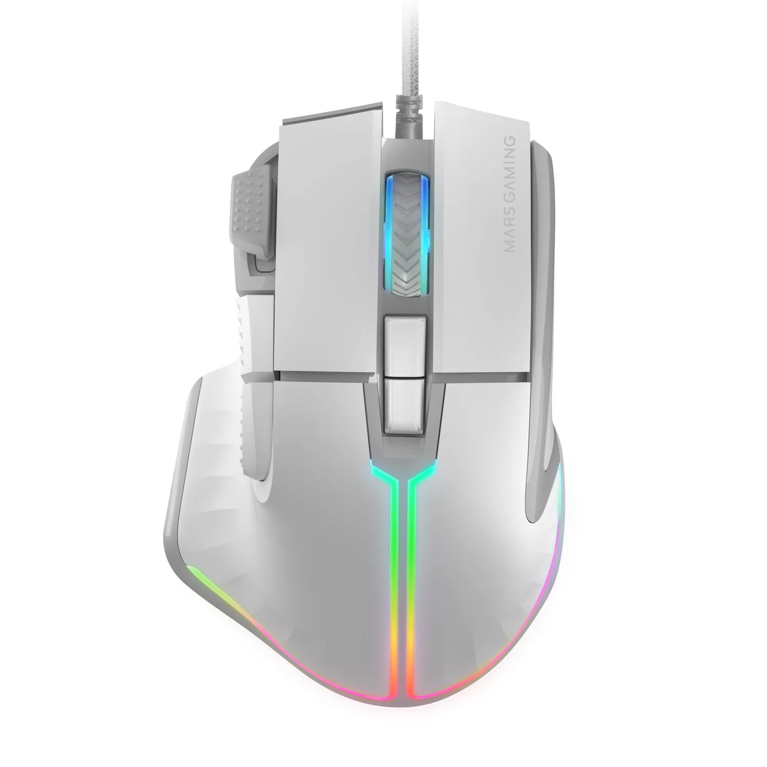 Mars Gaming MM-SK mouse verticale wireless bianco 8400DPI