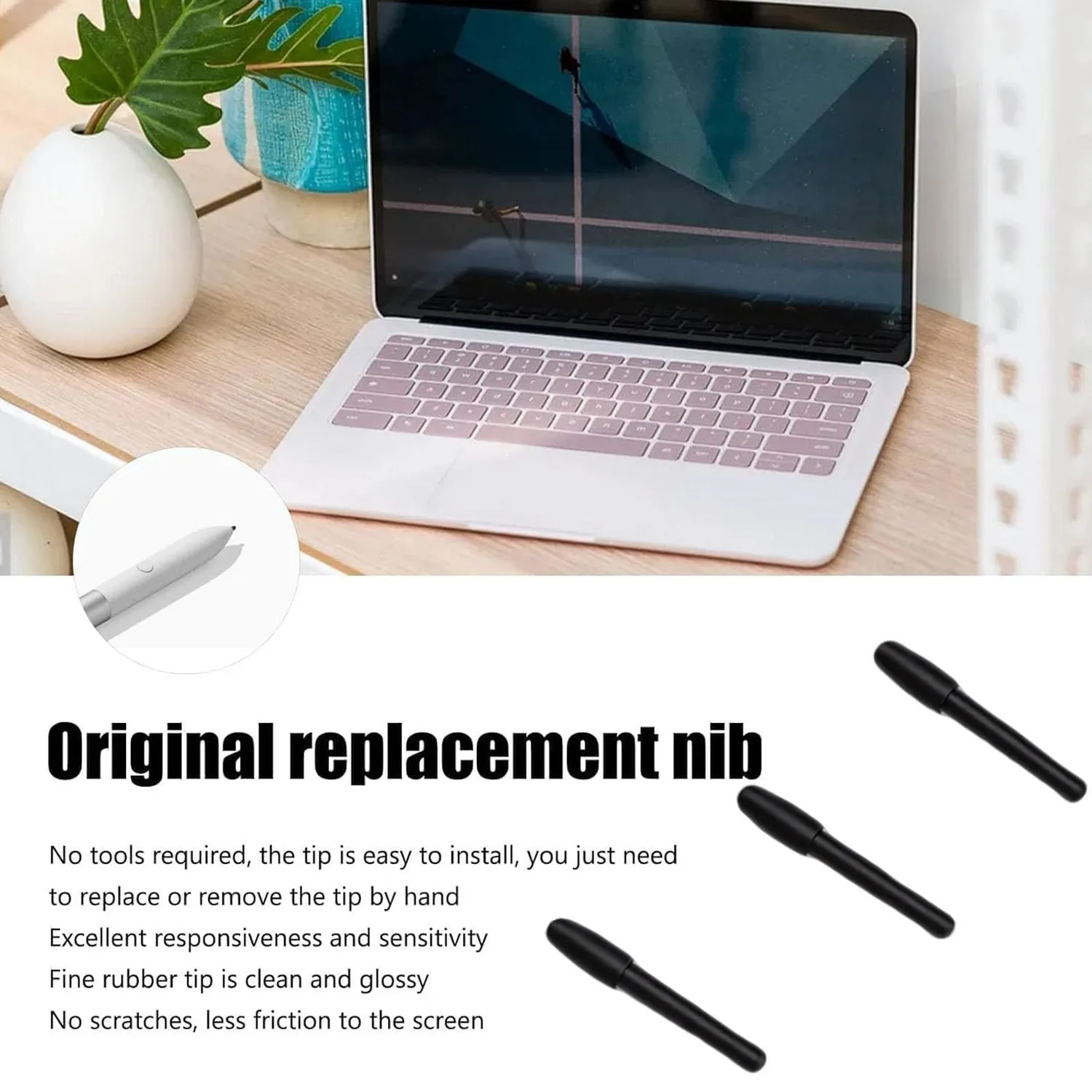 Zunate punte ricambio stilo 3 pezzi ThinkPad Active Pen 2