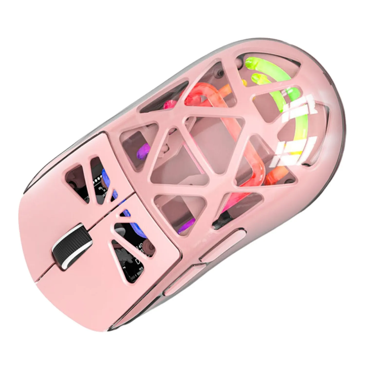 Zunate Mouse M7 Gaming Wireless rosa 4800 DPI 82 g