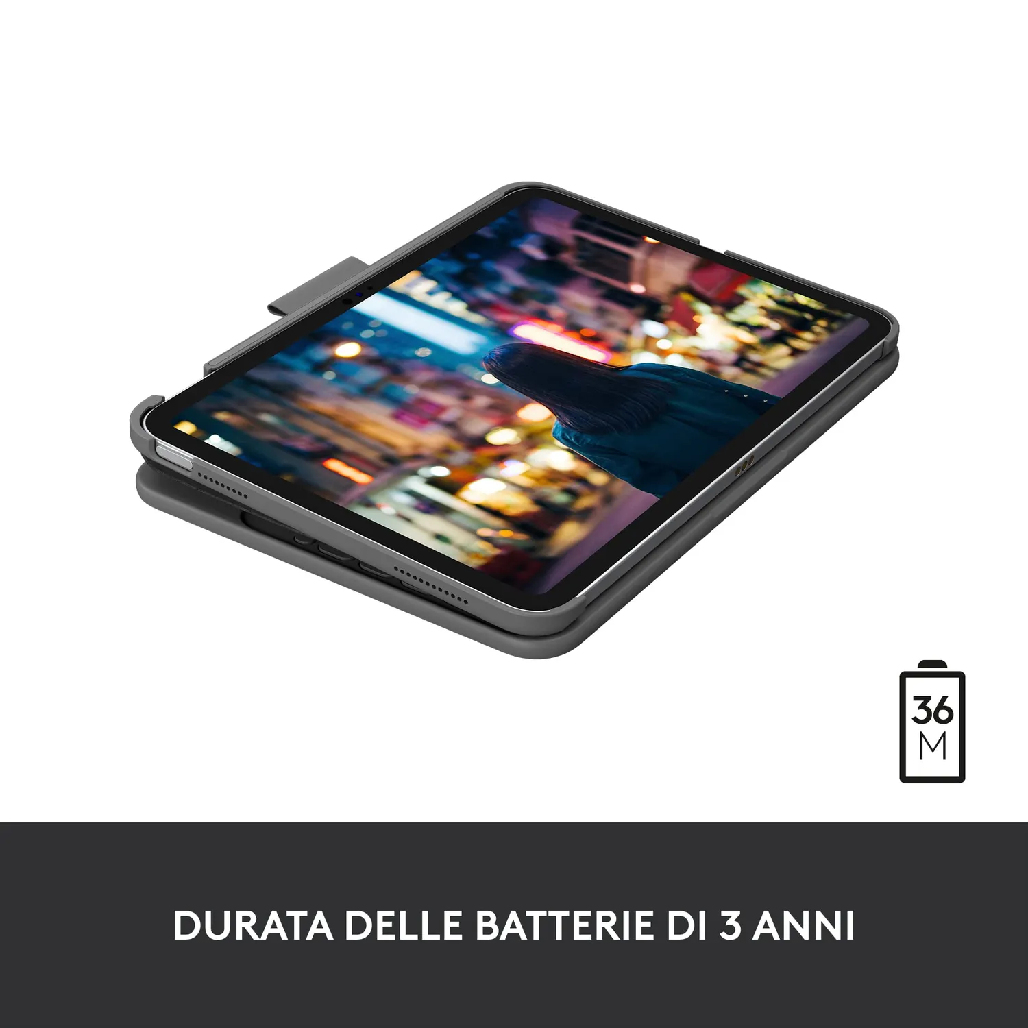 Logitech Slim Folio custodia tastiera iPad 10a gen ITA