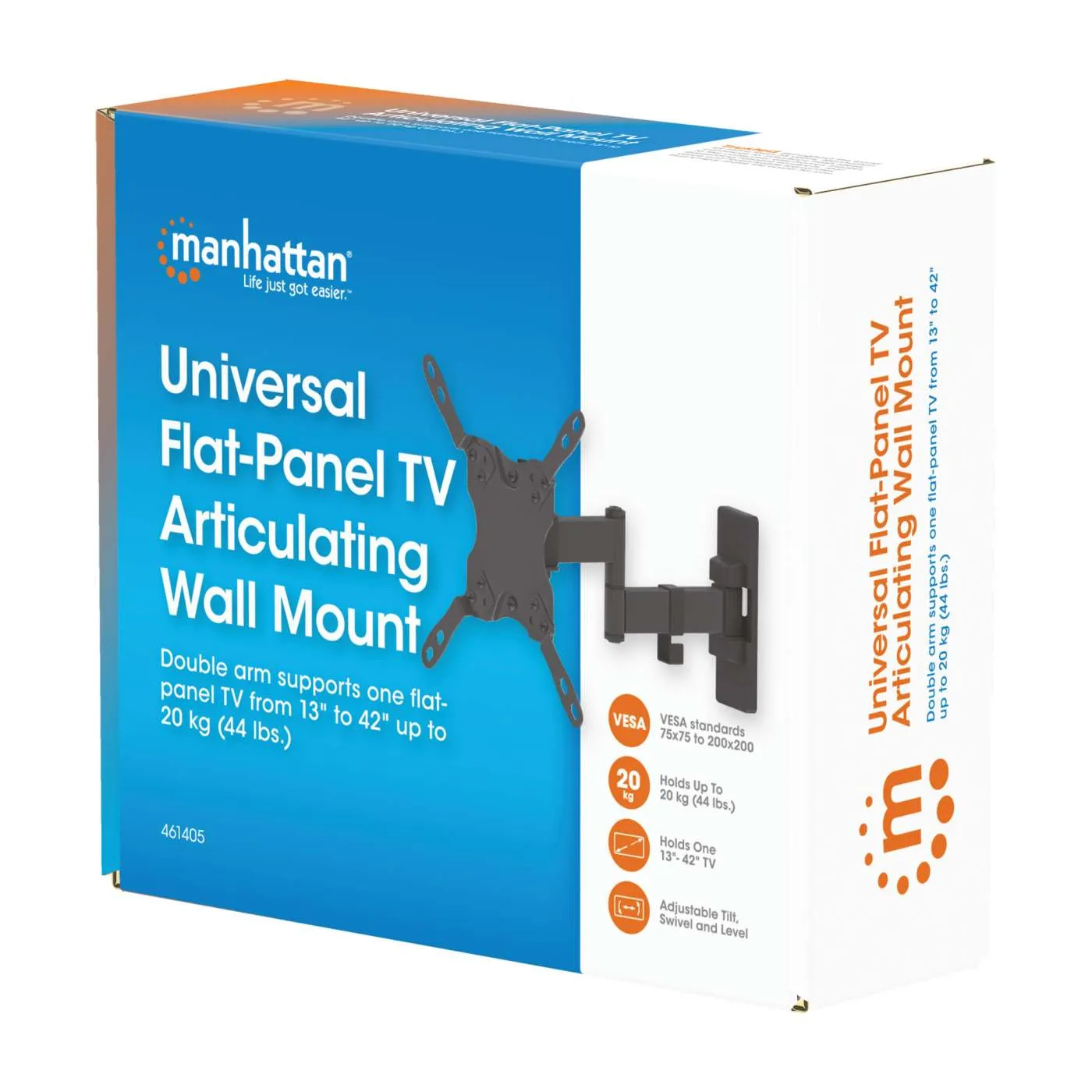 Manhattan Supporto TV da Parete Snodato 13-43" Full-Motion