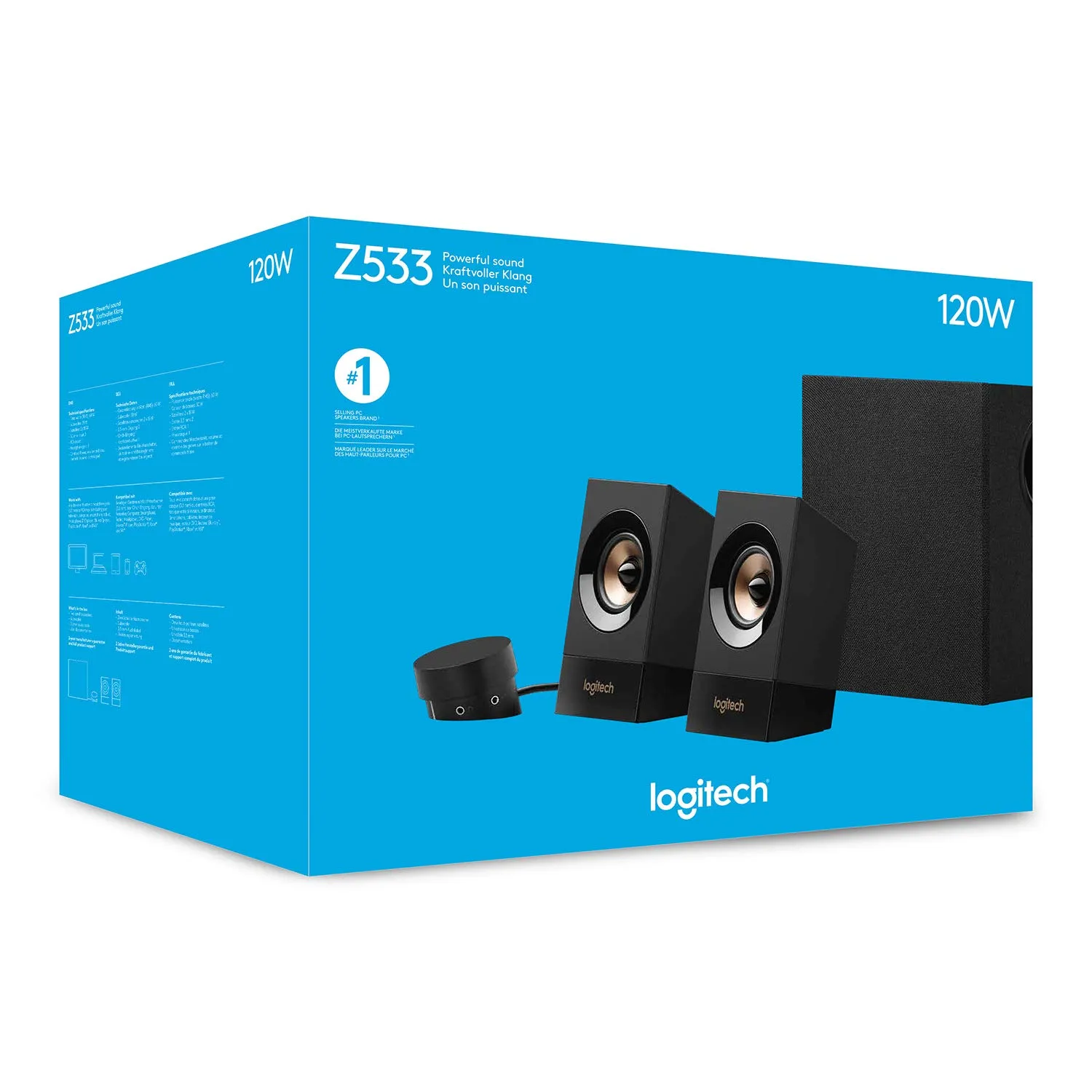 Logitech Z533 Sistema 2.1 Altoparlanti PC con Subwoofer Bassi profondi