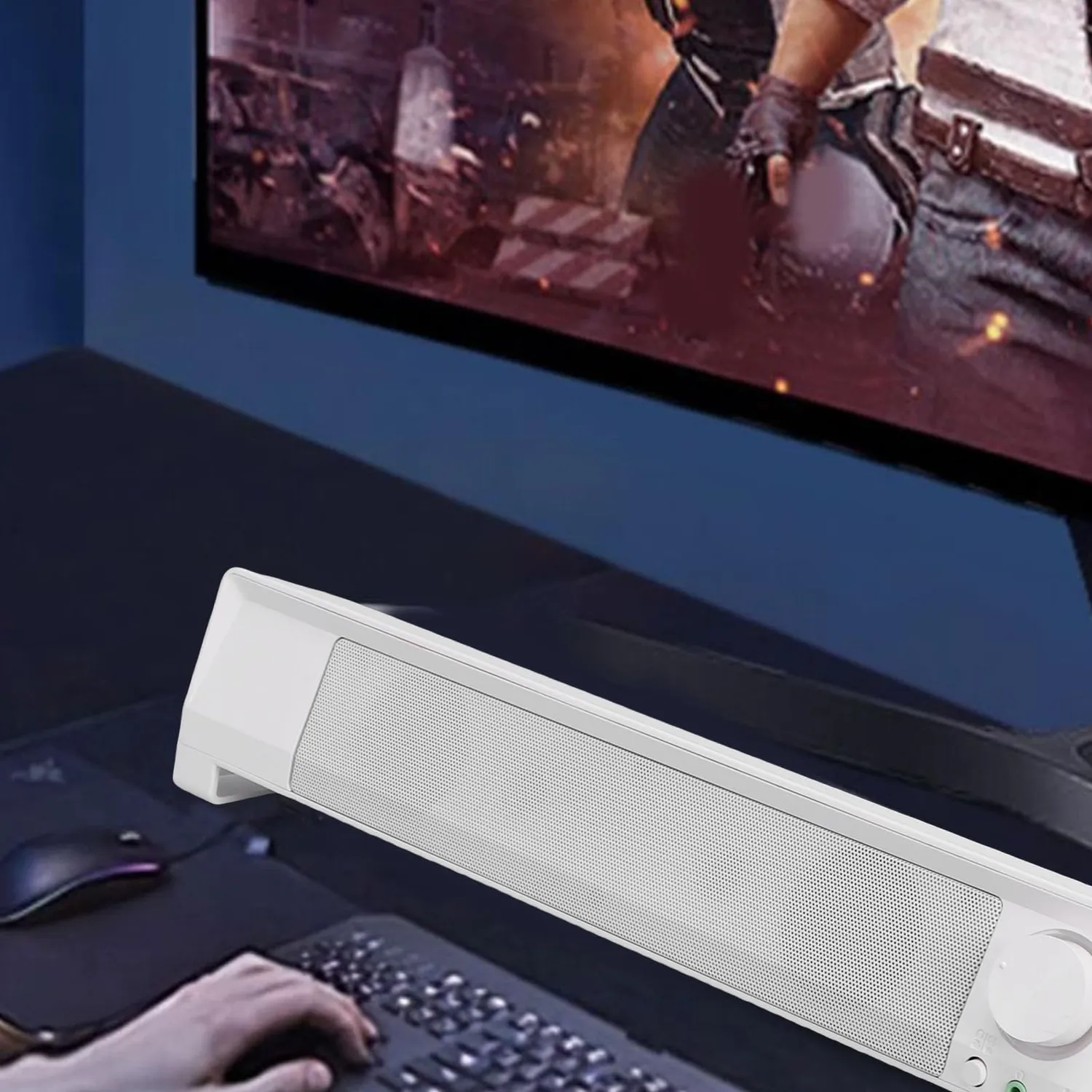 Zunate Casse USB Desktop con Microfono Surround 3D