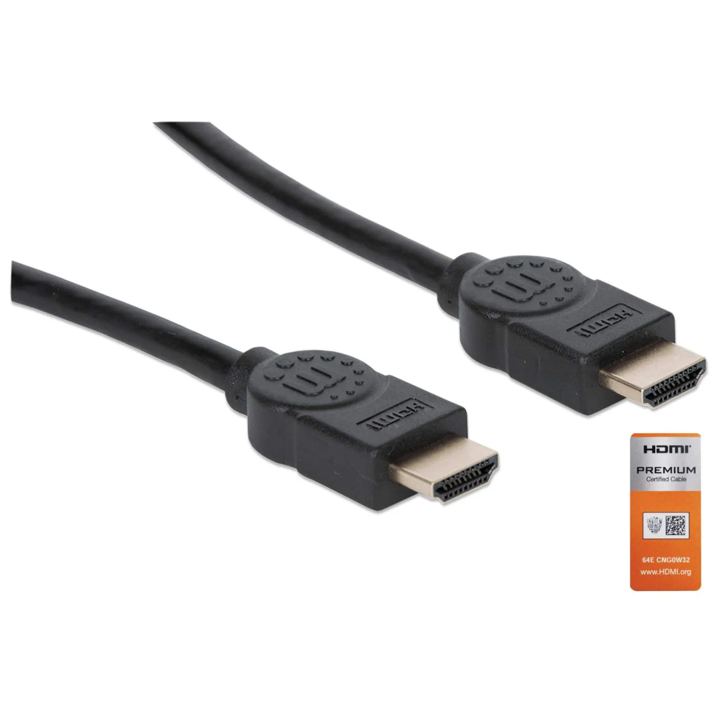 Manhattan Premium cavo HDMI 4K 60Hz 5m Ethernet nero