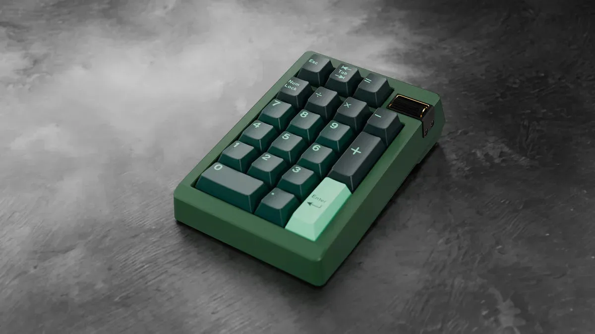 CoffeeKeys Zoompad TIGA tastierino Gunmetal Gray tri-mode