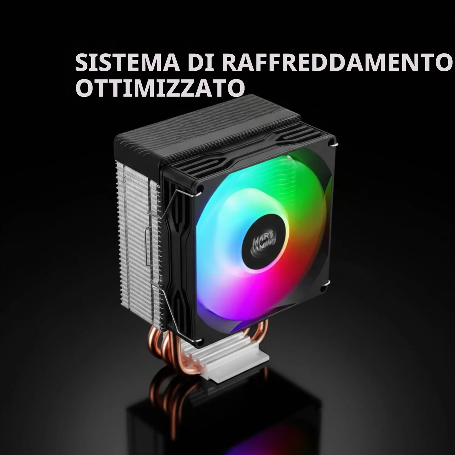 Mars Gaming MCPU-X3 dissipatore CPU 190W nero Intel AMD