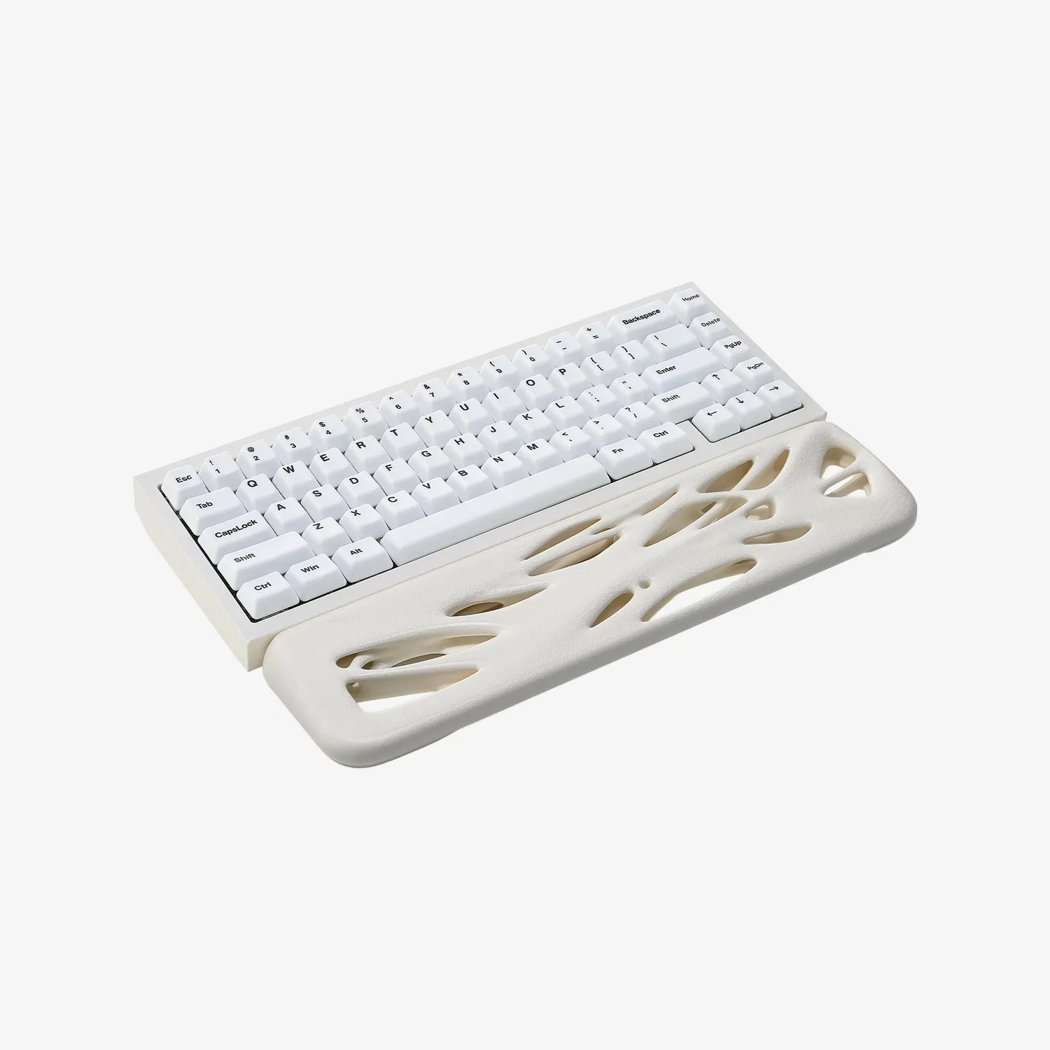 Cerakey Ellipsis poggiapolsi ceramica White Crazed 65% 75%