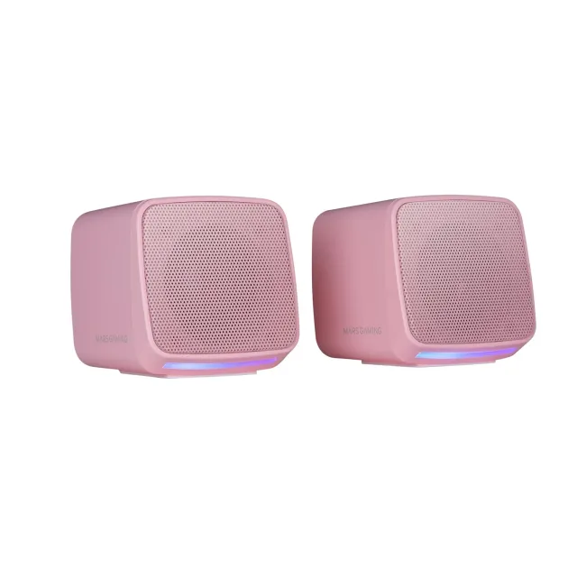 Mars Gaming MS-PRO casse PC rosa 10W RGB jack 3.5mm