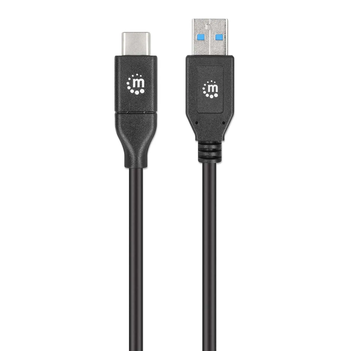 Manhattan USB 3.2 Gen 2 cavo USB-A USB-C 1 m 10 Gbps
