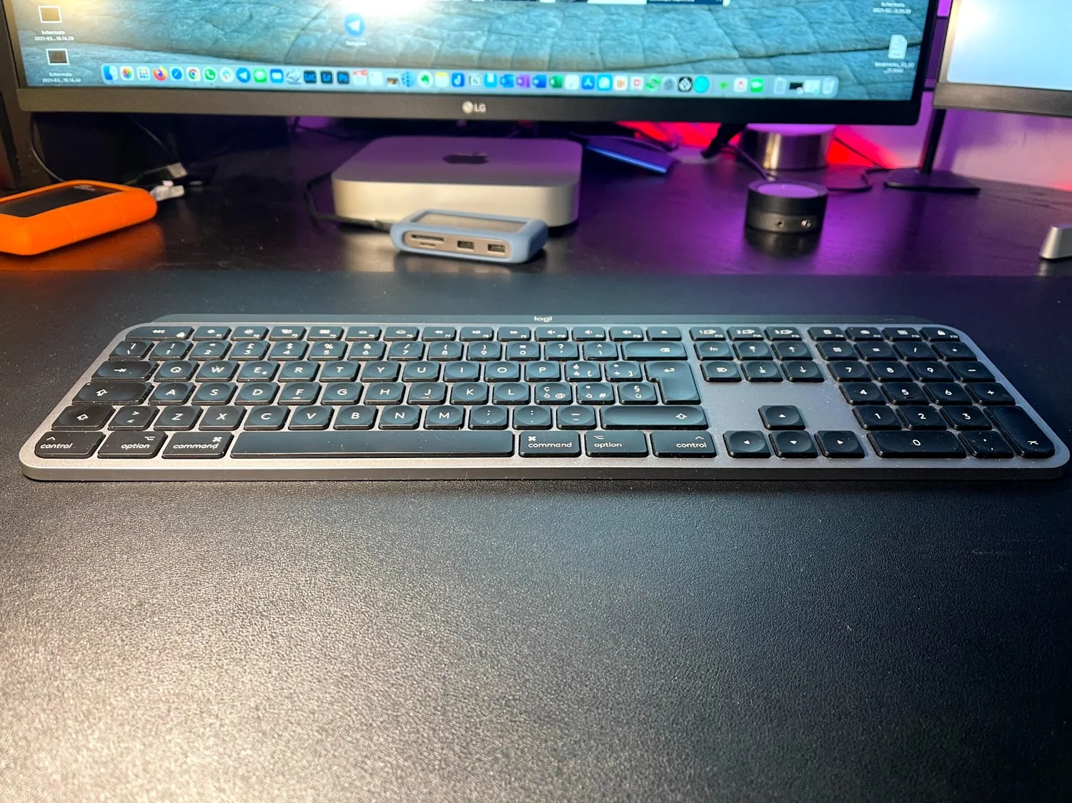 Logitech MX Keys for Mac tastiera wireless grigia retroilluminata