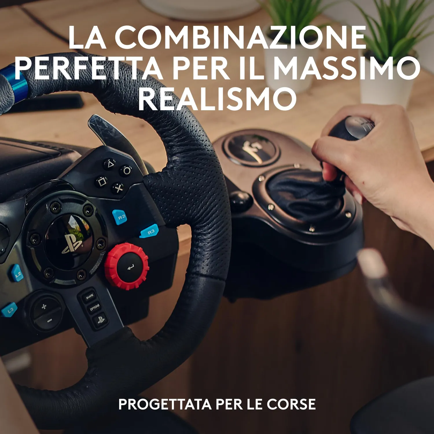 Logitech G G29 volante racing PS PC con cambio a H
