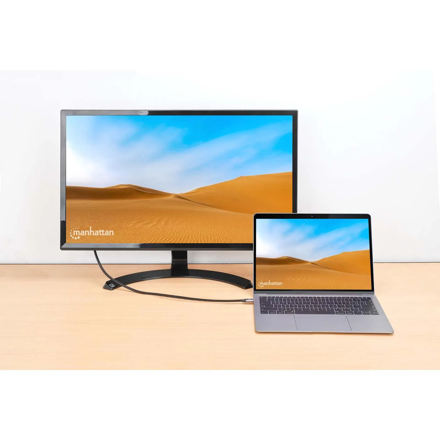 Manhattan 8K cavo USB-C DisplayPort 3m 60Hz HDR