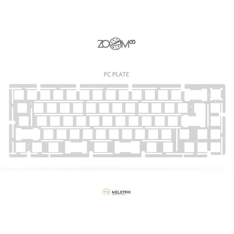 Zoom65 piastra plate alluminio ottone PC FR4 65%