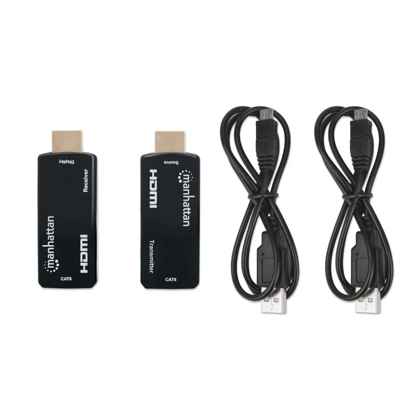 Manhattan Kit Extender HDMI Ethernet 1080p 60 m Compatto