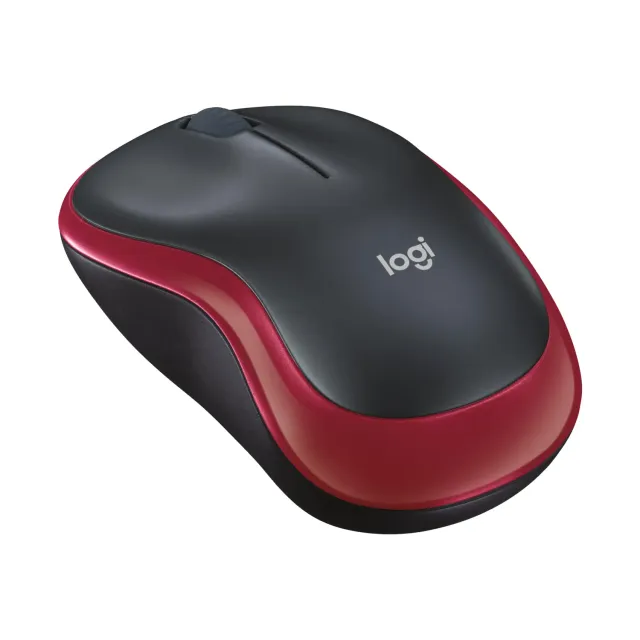 Logitech M185 mouse wireless rosso ricevitore USB 10 m