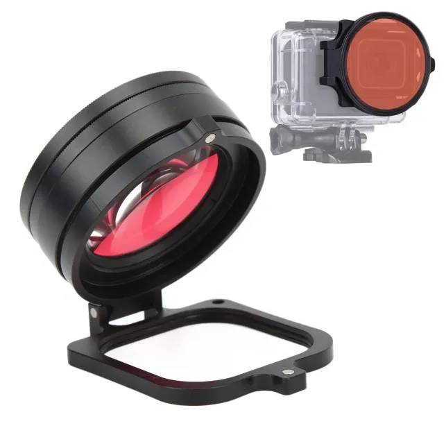 Zunate kit filtri 58mm macro 16x subacqueo rosso viola