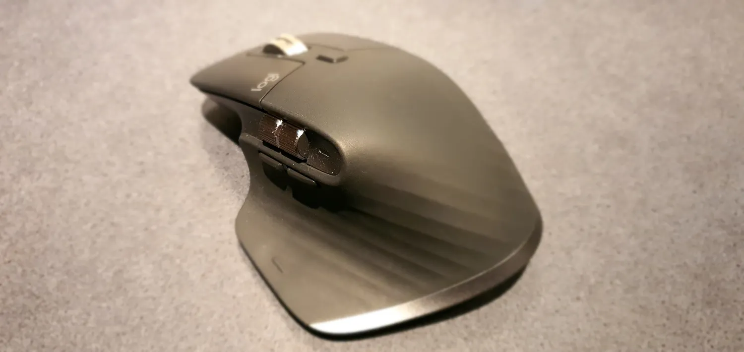 Logitech MX Master 3 mouse wireless nero ricarica USB-C