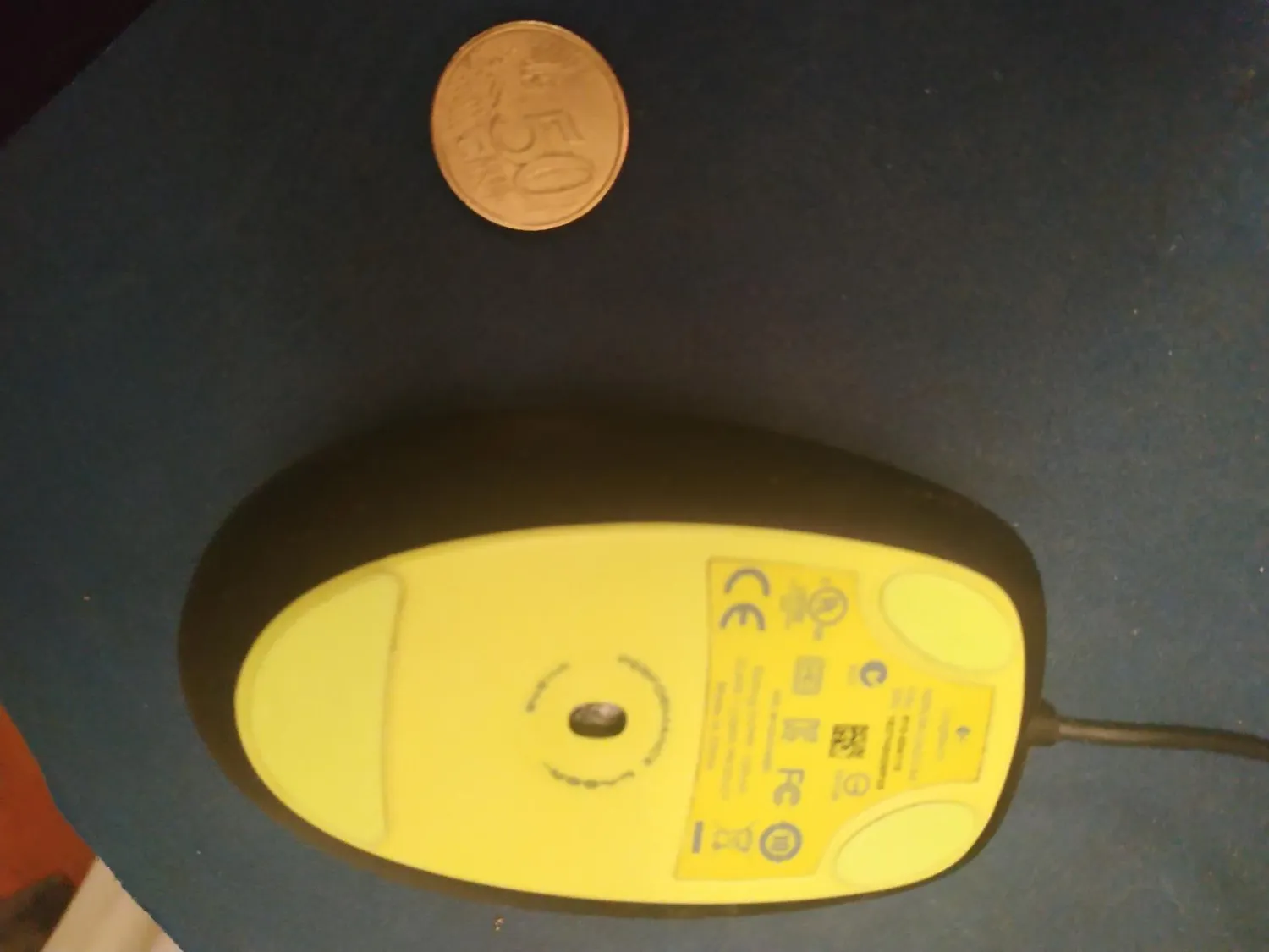 Logitech M150 mouse con filo rosso laser