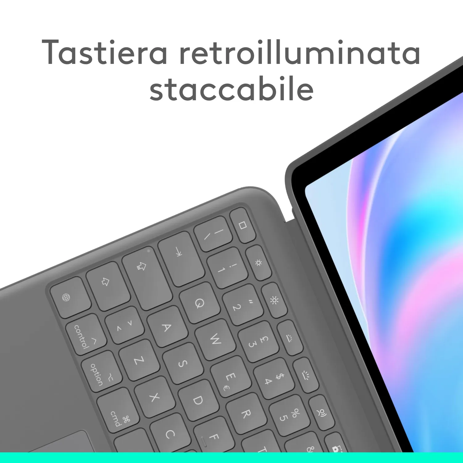 Logitech Combo Touch custodia tastiera iPad Air 13 ITA