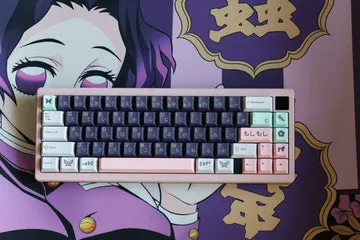 CoffeeKeys KBS Butterfly Girl Keycaps PBT Cherry