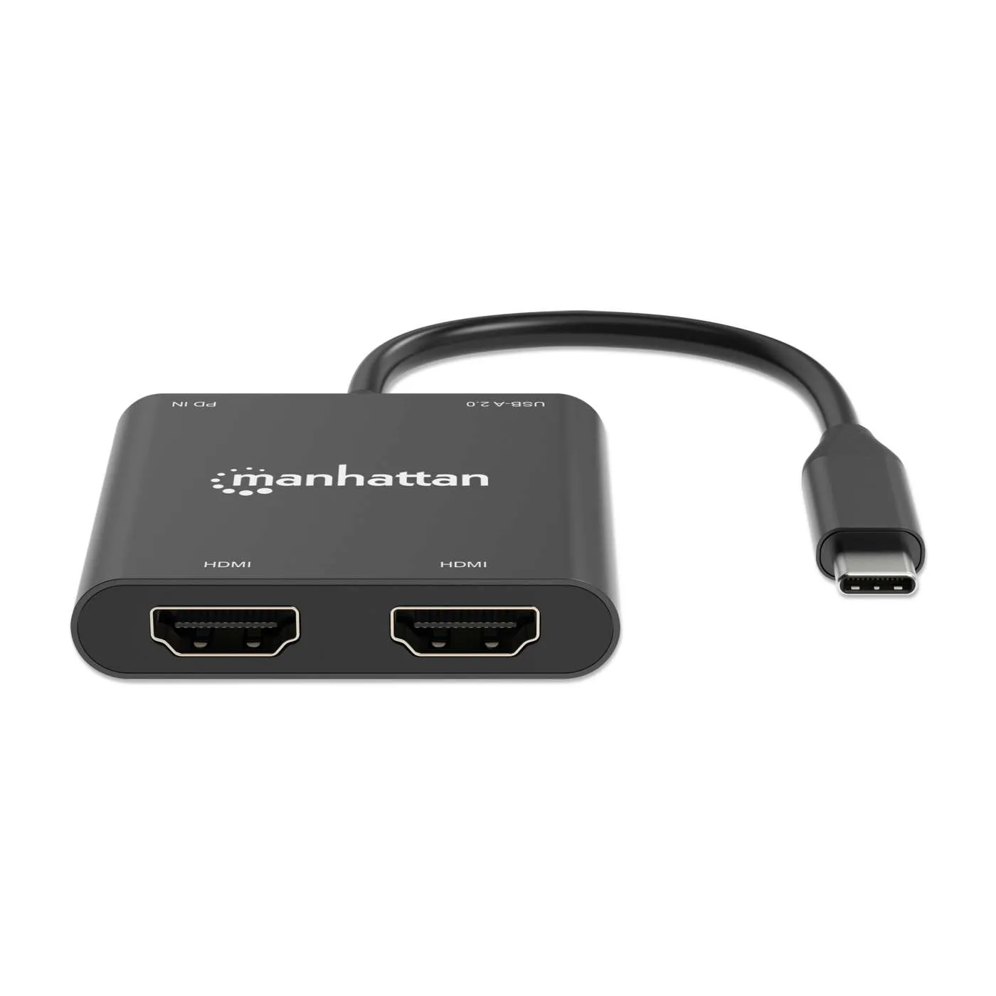 Manhattan Adattatore USB-C Dual HDMI 4K 100W PD