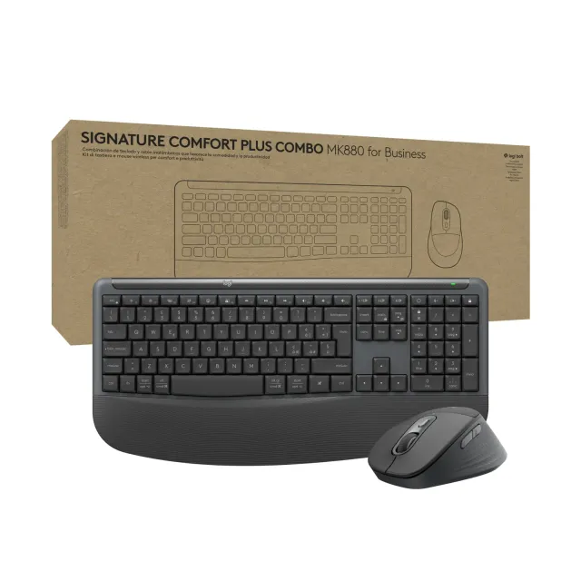 Logitech Comfort MK880 kit tastiera mouse wireless ITA grafite