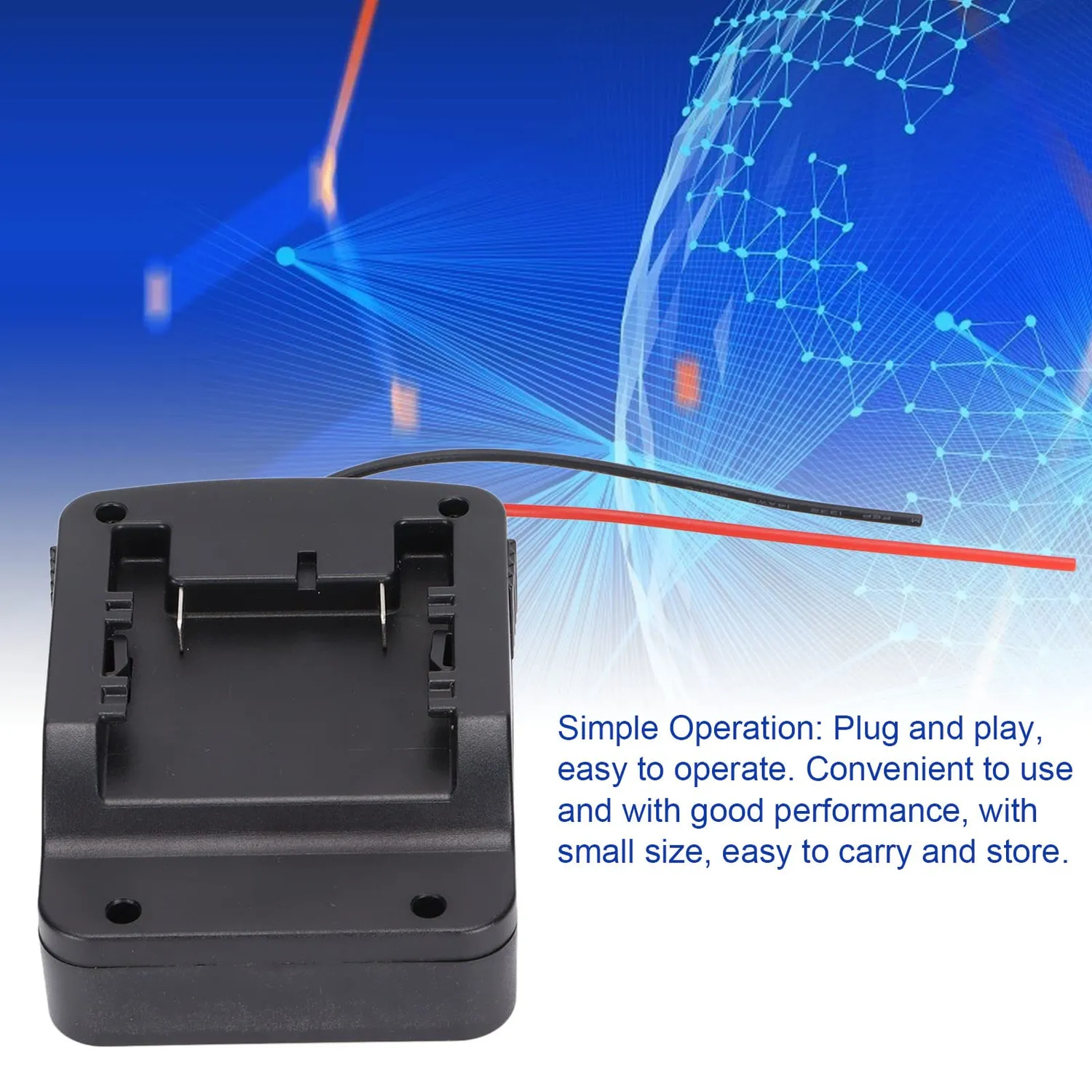 Zunate Adattatore Batteria Dock Connettore 18V Litio