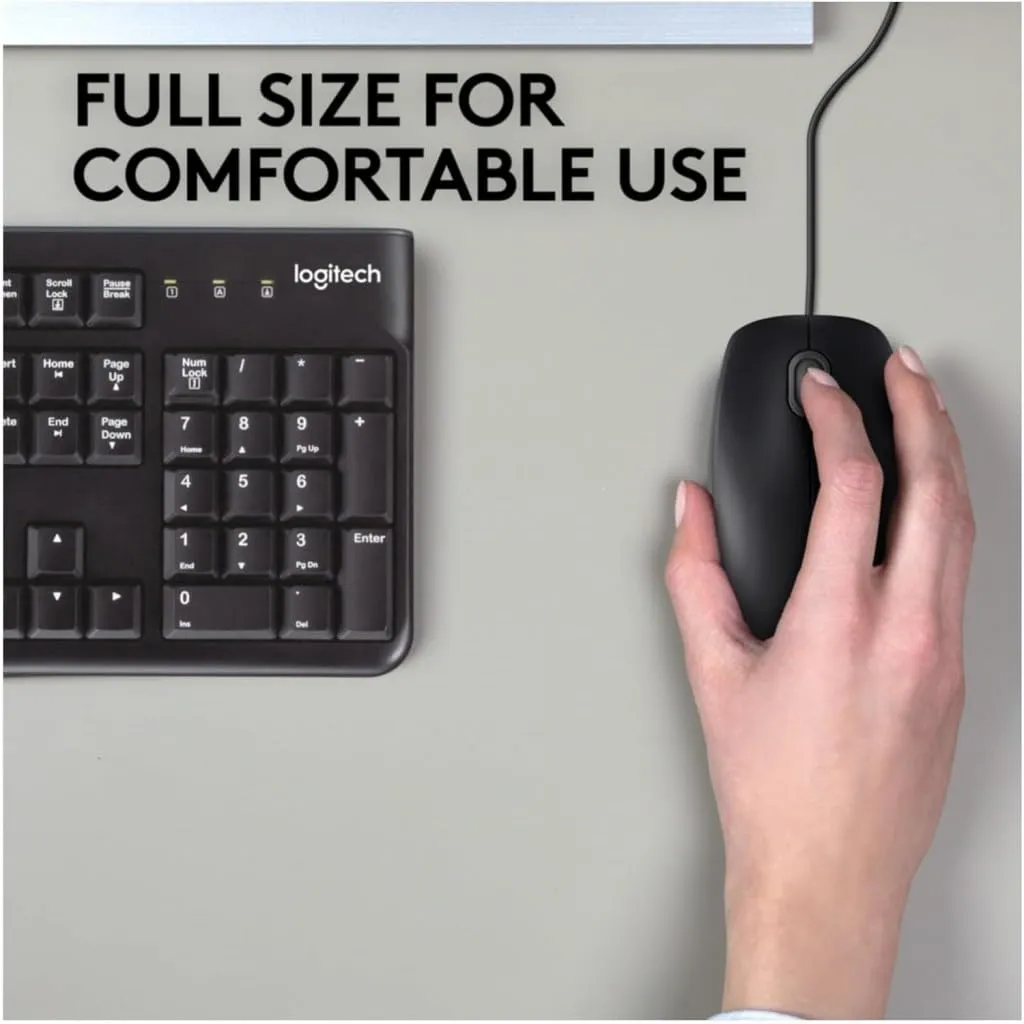 Logitech B110 mouse USB con filo silenzioso