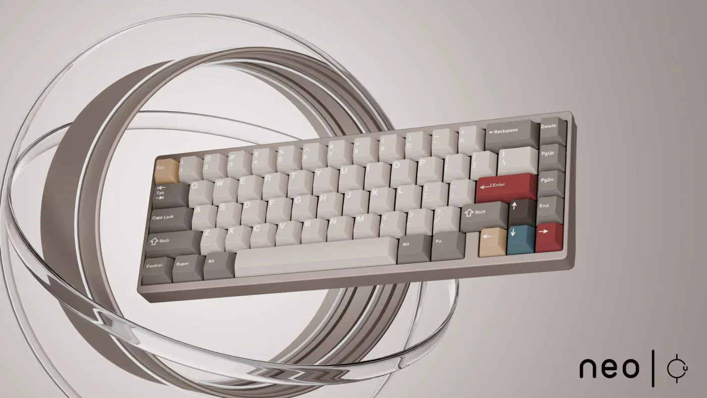 Neo 65CU tastiera 65% silver tri-mode