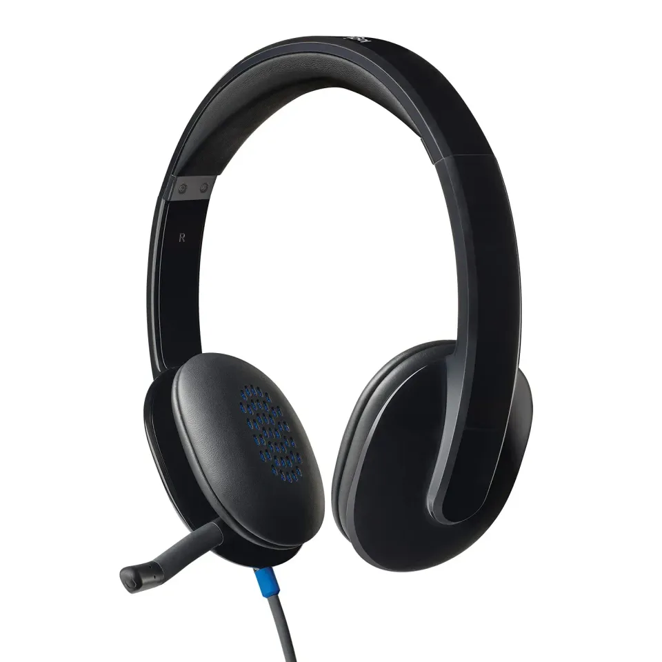 Logitech H540 cuffie cablate USB con cancellazione rumore