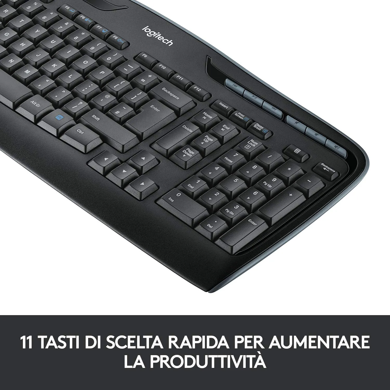 Logitech MK330 kit tastiera e mouse wireless italiano