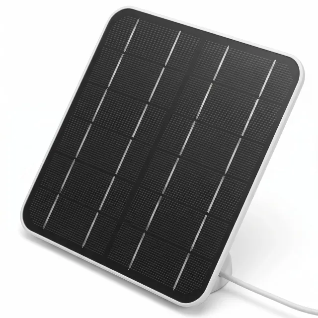 Zunate Pannello Solare 12W 6V Telecamera Ring Bianco IP65