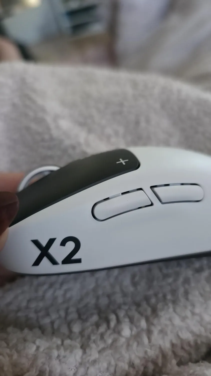 Logitech G PRO X2 SUPERSTRIKE mouse gaming wireless bianco 44K DPI