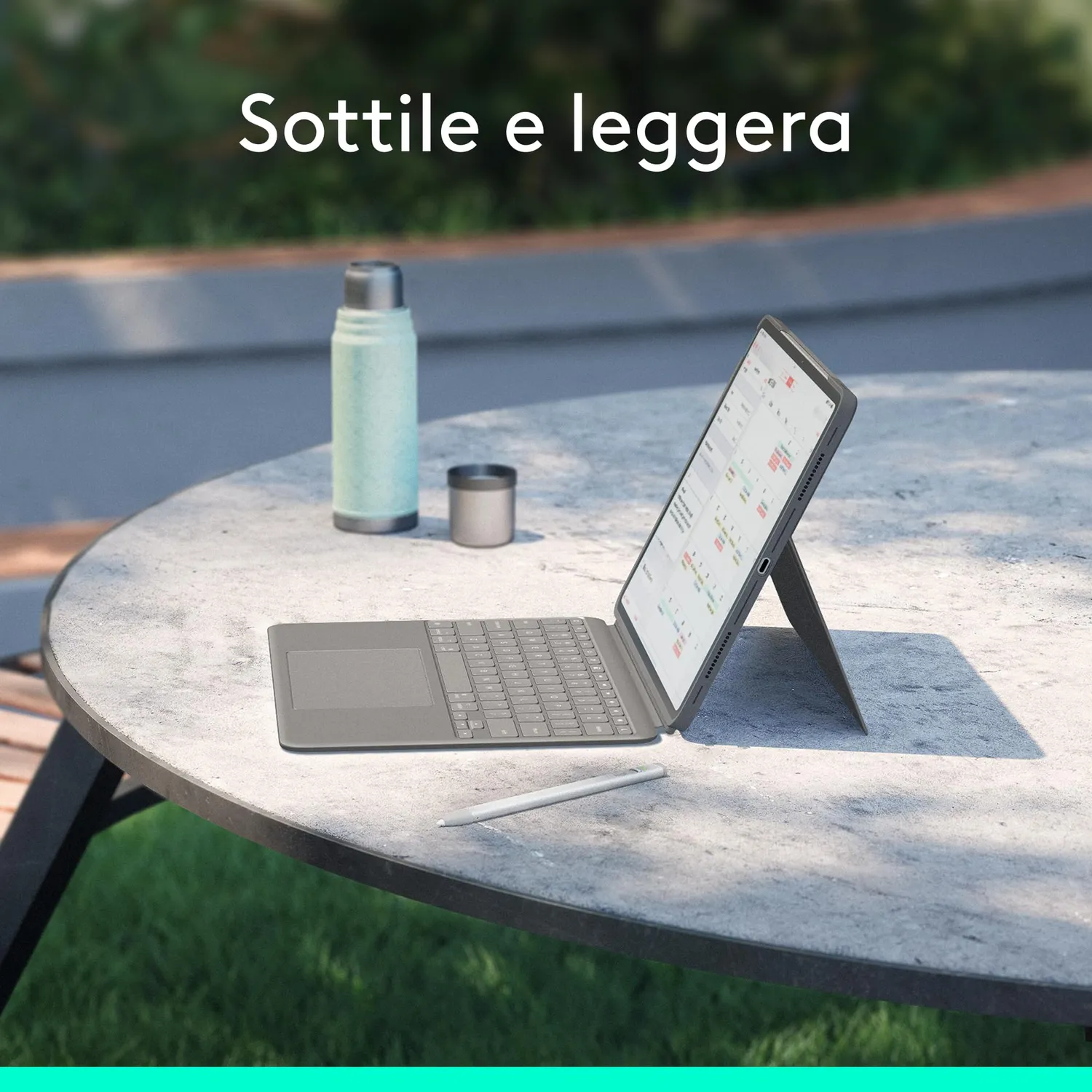 Logitech Combo Touch custodia tastiera iPad Air 13 ITA