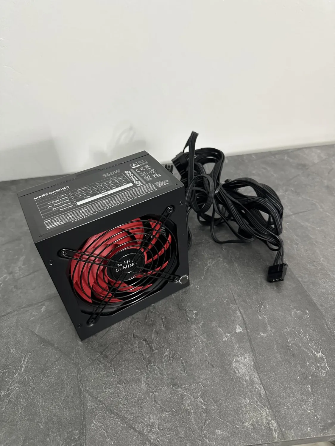Mars Gaming MPIII550P alimentatore ATX 550W Bronze nero